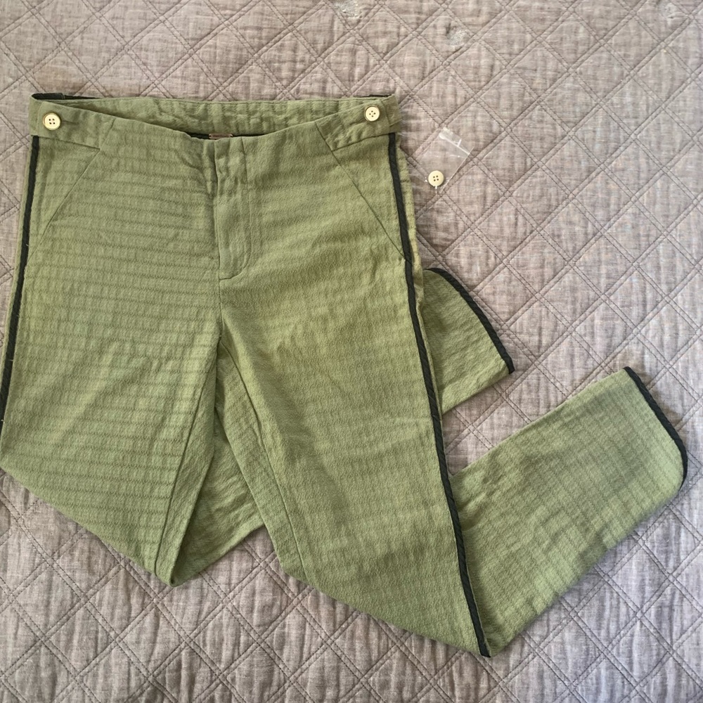 Free People skinny trousers with tulip hem